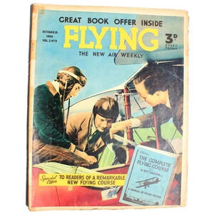 Vtg Oct 15, 1938 Flying Aviation Magazine Vol. 2 No. 3 Air Weekly